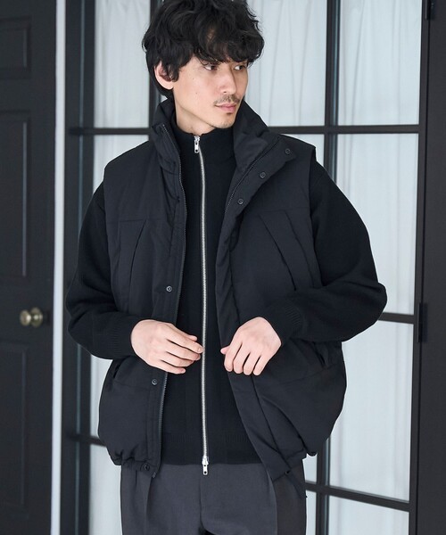 ベスト ジレ ナイロンタスランパデッドベスト メンズ | RONEL