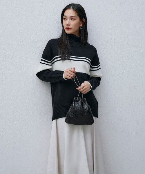 ICB（アイシービー） ニット セーター 「CLASSY.1月号掲載・洗える