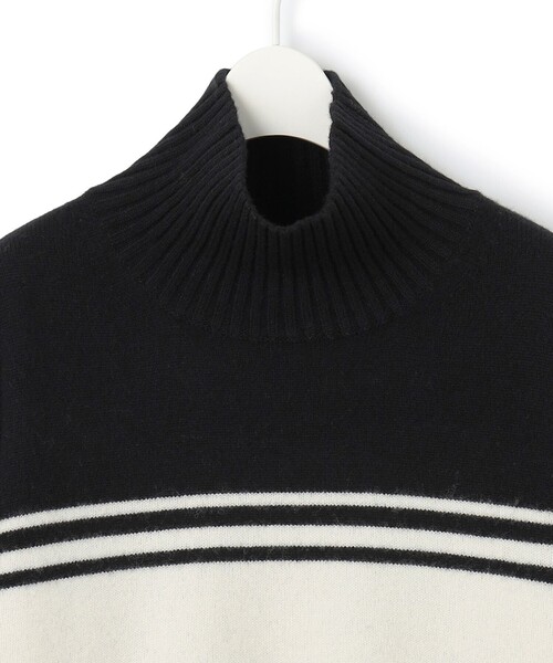 AKRIS カシミヤ100% ニットベスト 38 黒白ミックス セール】 【洗える】ソフトカシミヤミックス ニットベスト （ニット