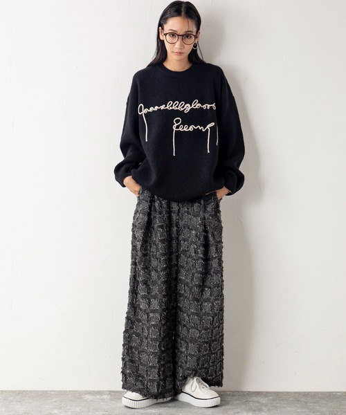 MILLION CARATS（ミリオンカラッツ） ニット セーター テープ刺繍