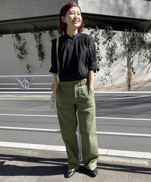 Spick＆Span 「Spick & Span」 半袖ブラウス FREE ホワイト