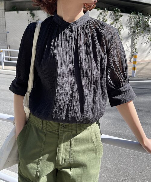 「Spick & Span」 半袖ブラウス FREE ホワイト レディース Spick＆Span 「Spick & Span」 半袖ブラウス FREE ホワイト