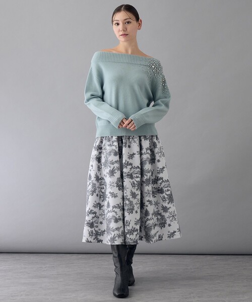 ANAYI（アナイ） ニット セーター スノーフレーク プルオーバー