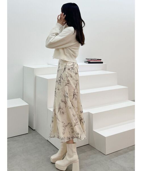 GIUNON ロングスリーブリブカーディガン GIUNON（ジウノン）の「long sleeve rib cardigan / ロング