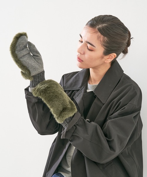 collex（コレックス） 手袋 「福田手袋」「タッチパネル対応」ファー