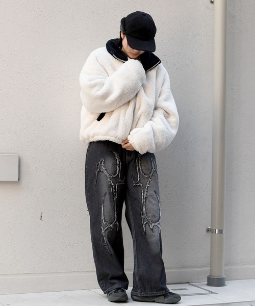 希少 89AW コムデギャルソン エンブロイダリー ショート丈ジャケット 希少 89AW コムデギャルソン エンブロイダリー ショート丈ジャケット