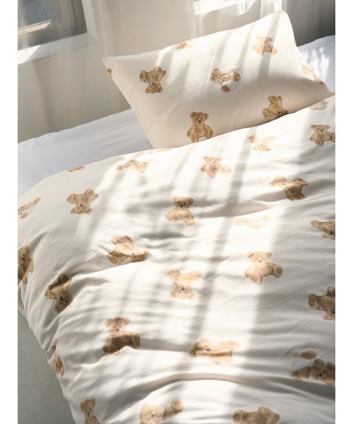 gelato piqueジェラートピケ【Sleep】ベアモチーフ2点 セミダブル gelato pique Sleep ベッド 寝具 「Sleep」ベア柄2点セット