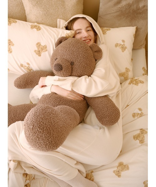 gelato piqueジェラートピケ【Sleep】ベアモチーフ2点 セミダブル gelato pique Sleep ベッド 寝具 「Sleep」ベア柄2点セット