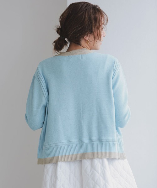 DONOBAN（ドノバン） カーディガン バイカラーアンサンブル レディース