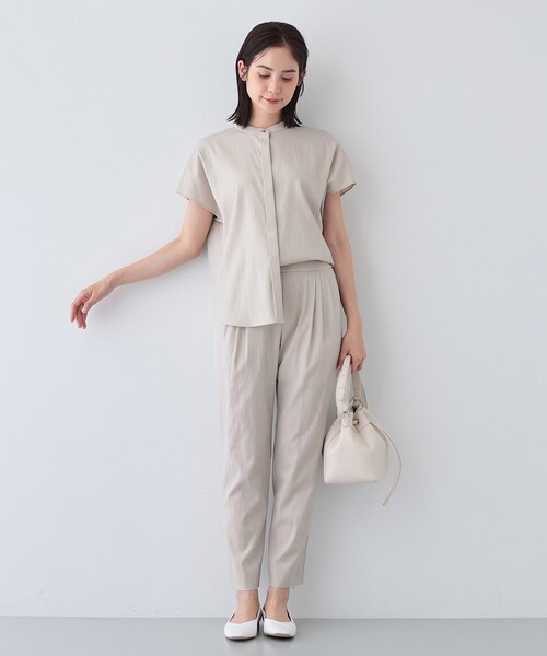 mmm様【23区 】 【INDIVI】 Sサイズブラウス2点 セール】【刺繍／レース】スラッシュネックブラウス（シャツ