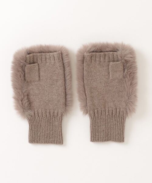 「Vincent Pradier」 手袋 FREE モカ レディース_画像2