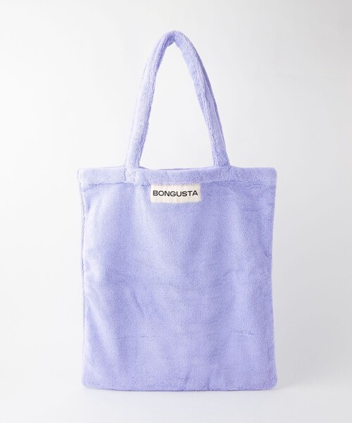 BONGUSTA トートバッグ　ラベンダー BONGUSTA ショルダーバッグ バッグ 「BONGUSTA」トートバッグ