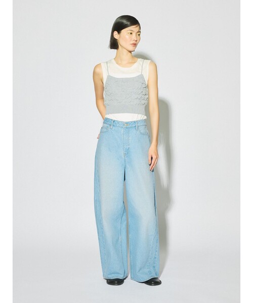 ベスト ジレ MIDIUMISOLID for Ladies ジャカードビスチェ レディース MIDIUMISOLID ベスト ジレ for Ladies ジャカードビスチェ