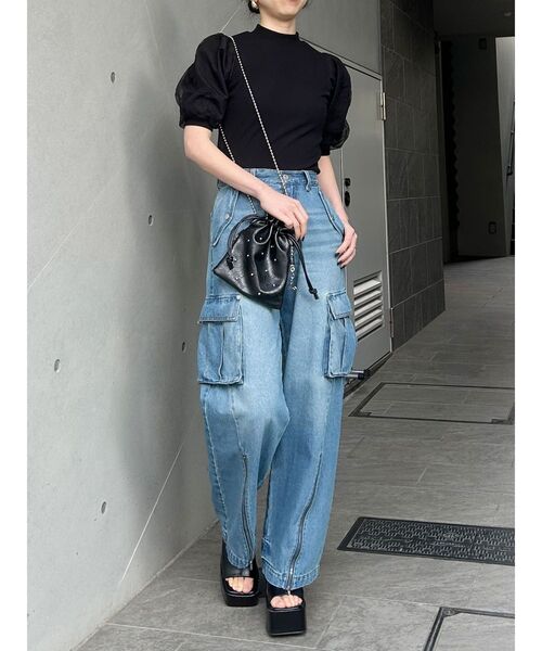 Urban Outfitters☆ メタリックスタッズ・ショルダーバッグ MURUA ショルダーバッグ バッグ チェーンショルダースタッズ