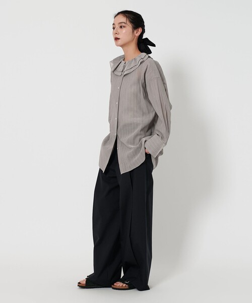 BEAUTY＆YOUTH UNITED ARROWS ブラウス シャツ コットンシアー 