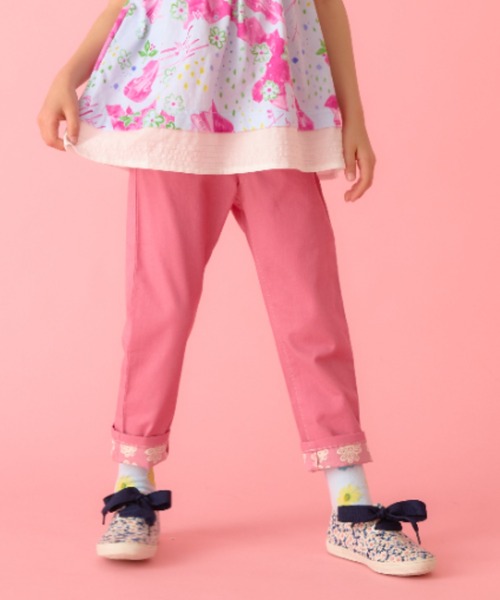 HAKKA KIDS（ハッカキッズ） パンツ シャリ感ストレッチスリムパンツ