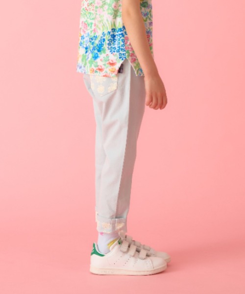 HAKKA KIDS（ハッカキッズ） パンツ シャリ感ストレッチスリムパンツ