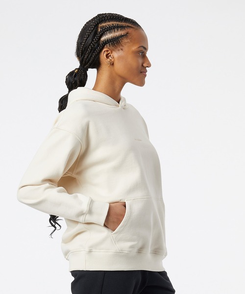 [New Balance] тянуть over Parker SMALL "теплый" белый женский 