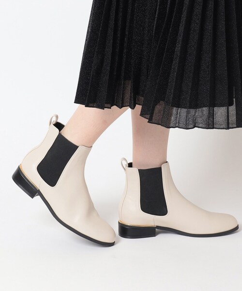 「ESPERANZA」 ショートブーツ L アイボリー レディース_画像2