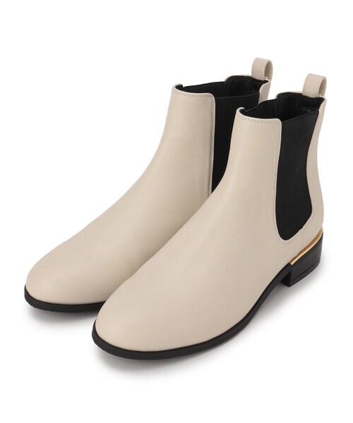 「ESPERANZA」 ショートブーツ L アイボリー レディース_画像3