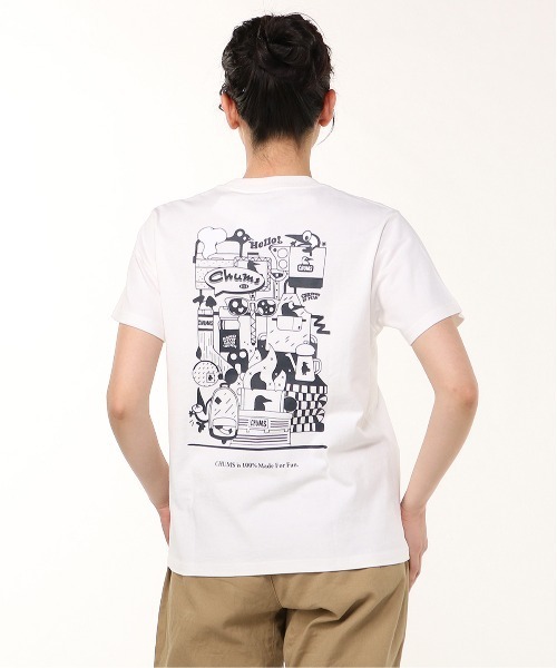 CHUMS（チャムス） tシャツ 半袖Tシャツ バックプリント CH01-2522 