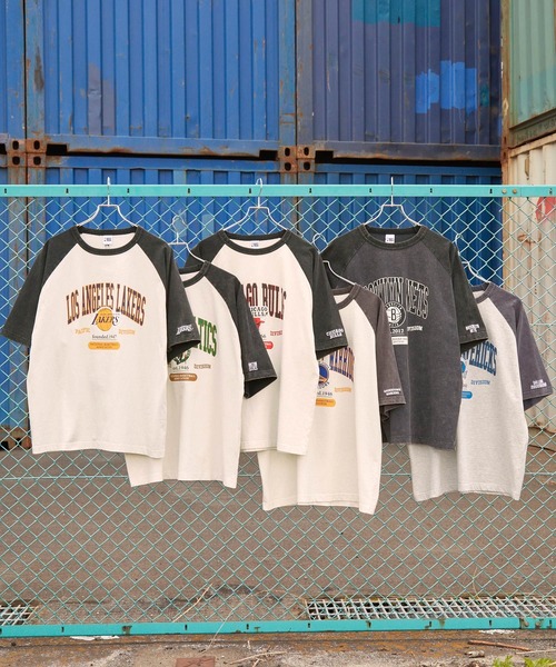 NBA tシャツ NBA/エヌビーエー 別注 ロゴ刺繍/プリント ヴィンテージ