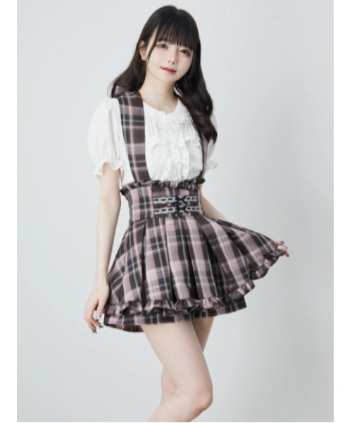 Ank Rouge（アンクルージュ） パンツ ホルターリボンスカパン