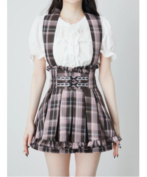 Ank Rouge（アンクルージュ） パンツ ホルターリボンスカパン