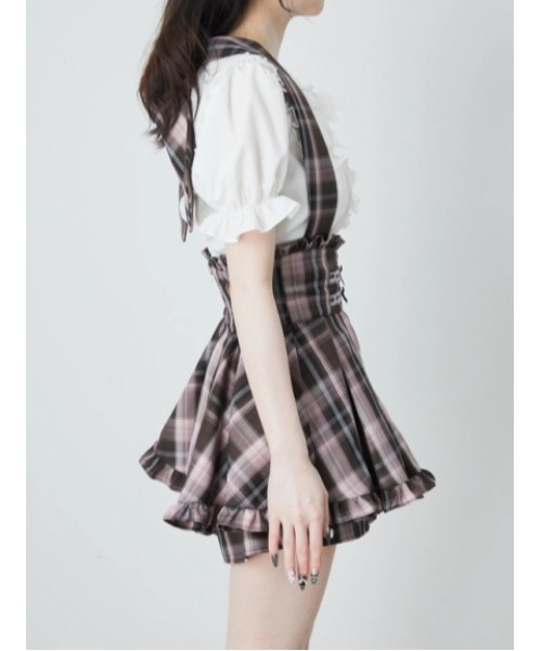 【新品未使用】Ank Rouge ホルターリボンスカパン Ank Rouge（アンクルージュ） パンツ ホルターリボンスカパン