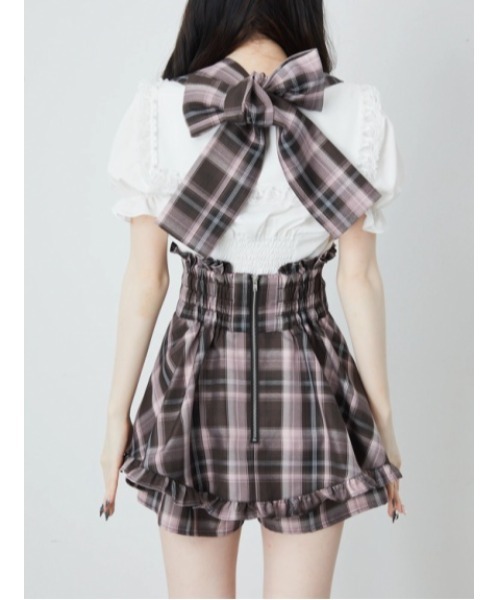 Ank Rouge（アンクルージュ） パンツ ホルターリボンスカパン