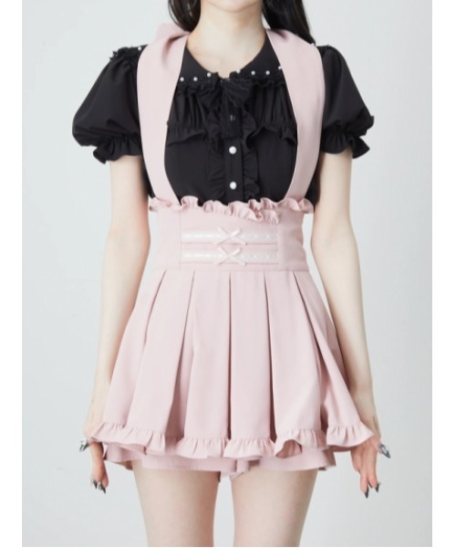 Ank Rouge（アンクルージュ） パンツ ホルターリボンスカパン