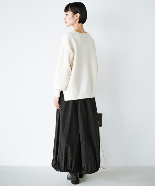 「ANNA LUNA」 長袖ニット MEDIUM グレー レディース_画像8