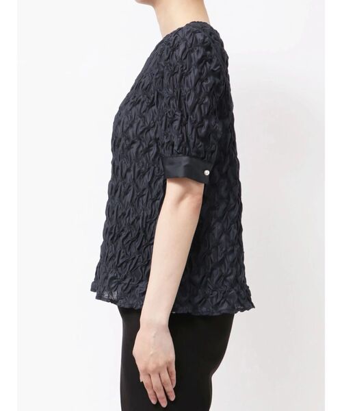 ブラウス シャツ シアースモッキングブラウス レディース antiqua ブラウス シャツ シアースモッキングブラウス