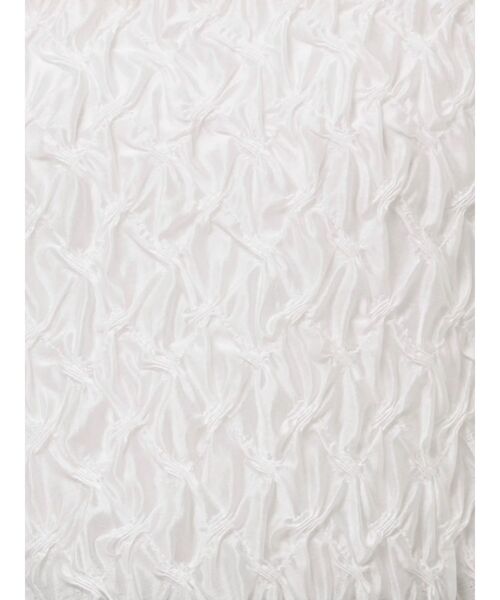 TONAL ブラウス シャツ スモッキングシアーブラウス レディース