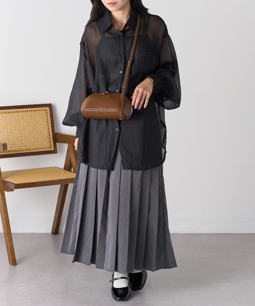 【美品】ADD CULUMN FIGRE ブラックレザーショルダーバッグ ADD CULUMN｜ポシェット ショルダー バッグ “FIGRE POCHETTE
