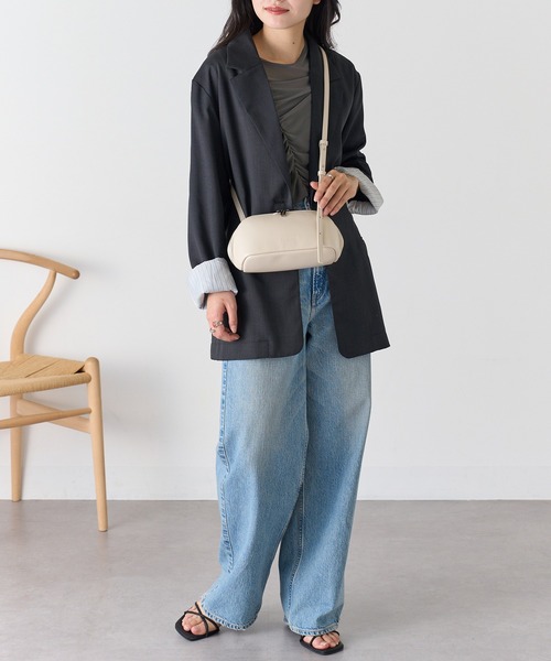 ショルダーバッグ バッグ 「ADD CULUMN」 FIGRE POCHETTE A25W02B398 レディースの画像