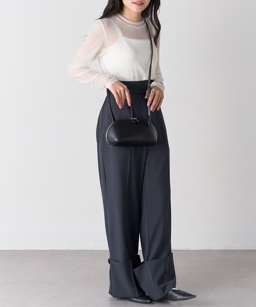 ショルダーバッグ バッグ 「ADD CULUMN」 FIGRE POCHETTE A25W02B398 レディースの画像