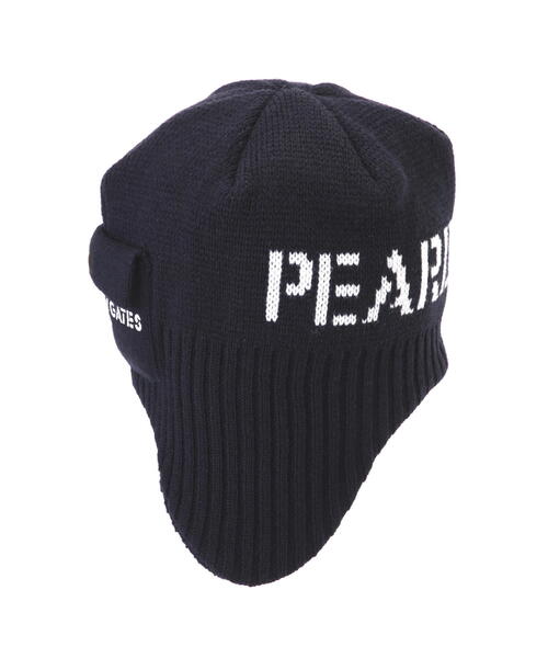 PEARLY GATES ニット帽 ニットキャップ 「PEARLY GATES」耳当て