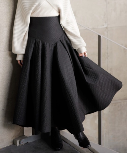 FRAY I.D（フレイ・アイディー） フレアスカート 0 ブラック