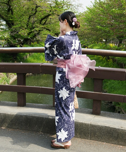 Olu.（オルドット） 浴衣 オリジナル柄浴衣＆帯セット レディース