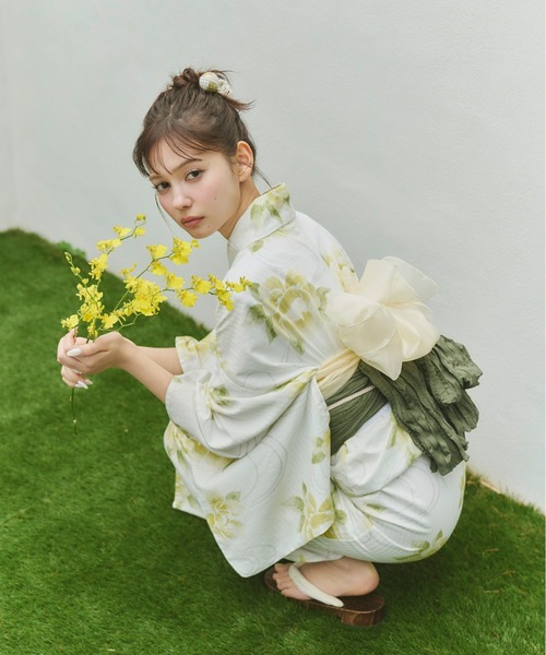 Olu.（オルドット） 浴衣 オリジナル柄浴衣＆帯セット レディース