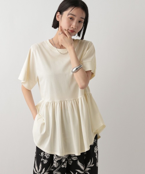 LOWRYS FARM（ローリーズファーム） tシャツ 半袖 ペプラムチュニック 