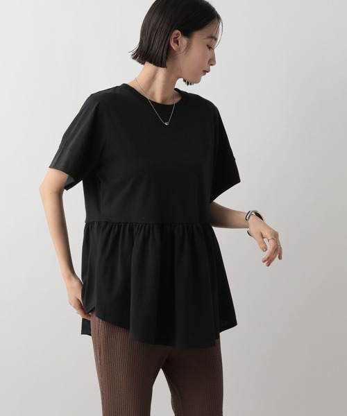 LOWRYS FARM（ローリーズファーム） tシャツ 半袖 ペプラムチュニック 