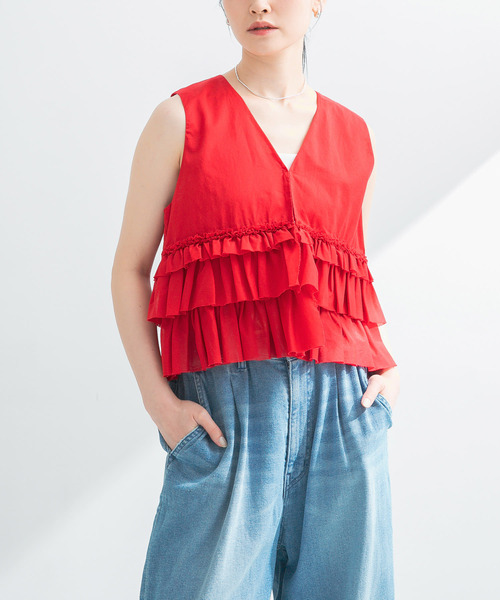 「URBAN RESEARCH」 ノースリーブシャツ FREE ブラック系その他 レディース URBAN RESEARCH Sonny Label 「URBAN Label」 ノースリーブ