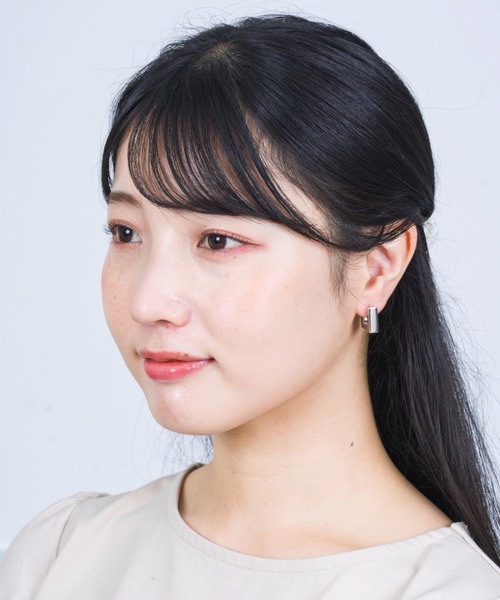TOM WOOD ピアス 「TOMWOOD」Square Hoops Small シルバー