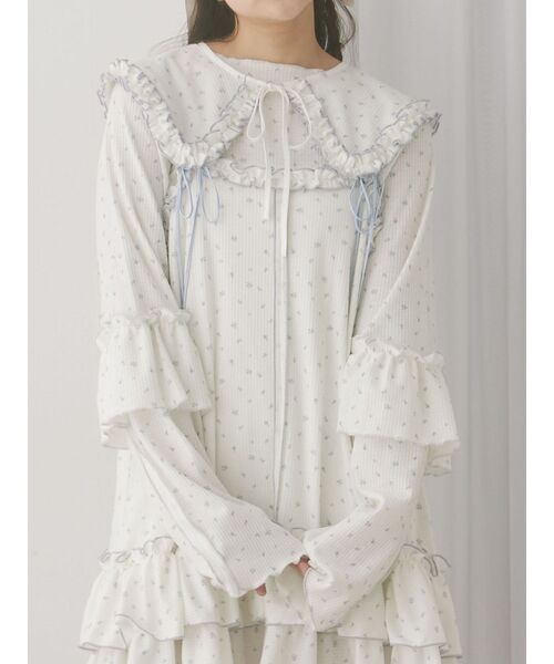 tシャツ flower waffleトップス レディース
