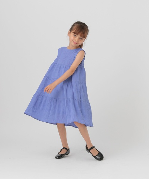 ハンドメイド　大人用ワンピース、 子供用ワンピース GLOBAL WORK ワンピース ティアードワンピース/T/498418 キッズ