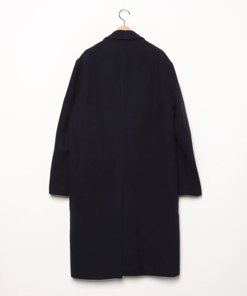 「WYM LIDNM」 チェスターコート L ネイビー メンズ_画像2