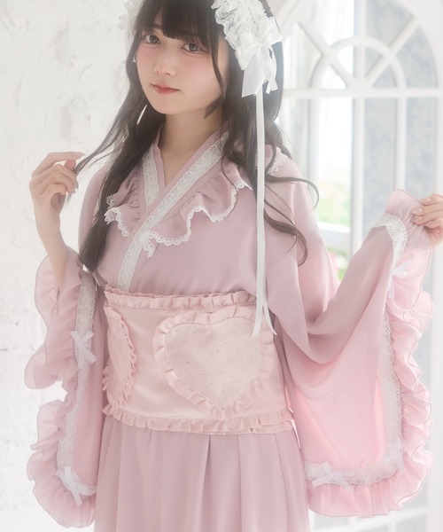 DearMyLove 浴衣 はしごレースフリルロリータ浴衣 レディース