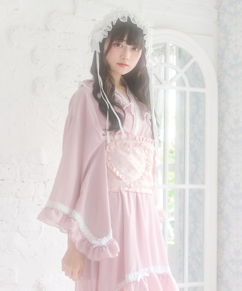 DearMyLove 浴衣 はしごレースフリルロリータ浴衣 レディース